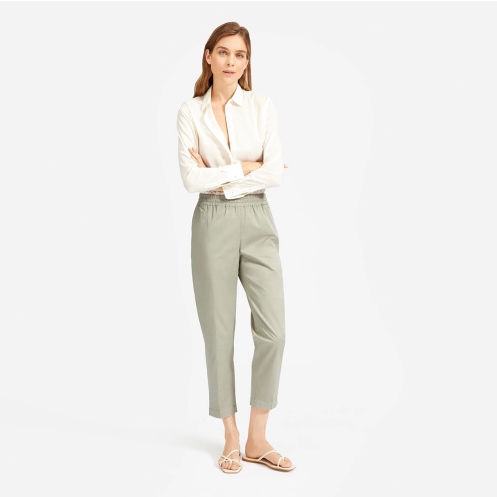 EVERLANE- The Easy Chino Pull On Pant Khaki Size 4